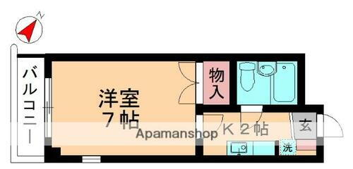 千葉県千葉市若葉区若松町 小倉台駅 1K アパート 賃貸物件詳細