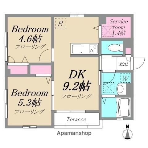 東京都荒川区南千住７丁目 南千住駅 2SDK アパート 賃貸物件詳細