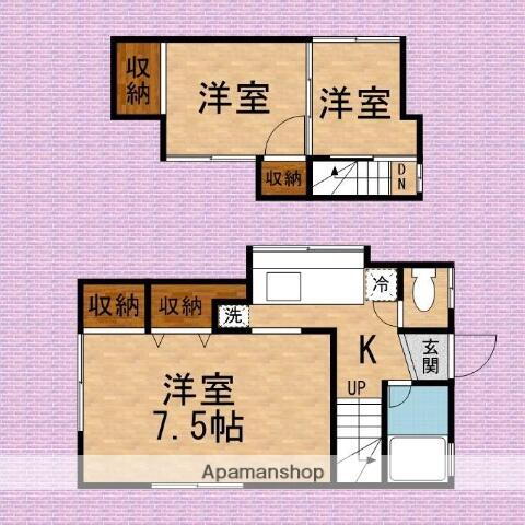 埼玉県ふじみ野市大井武蔵野 ふじみ野駅 3K 一戸建て 賃貸物件詳細