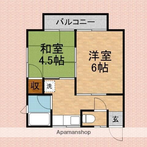 埼玉県川越市諏訪町 上福岡駅 2K アパート 賃貸物件詳細