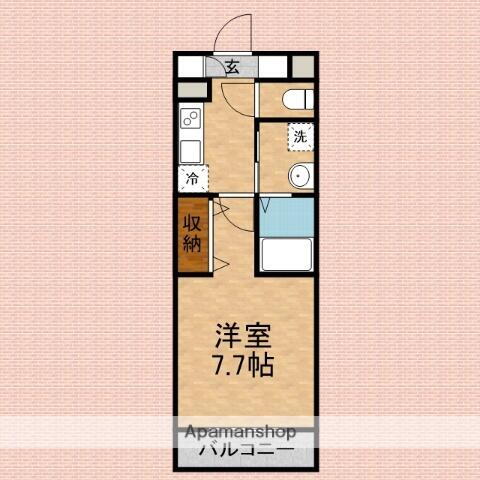 ヴァンヴェール　オマージュⅡ 1階 1K 賃貸物件詳細