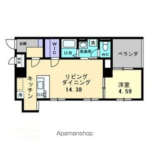 愛媛県松山市喜与町１丁目 警察署前駅 1LDK マンション 賃貸物件詳細