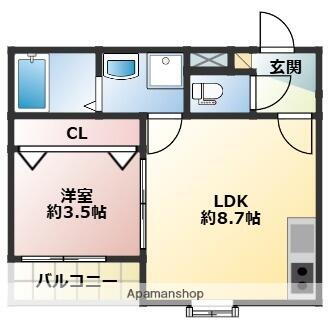 Ｒｉｖａ鳥栖本町 3階 1LDK 賃貸物件詳細