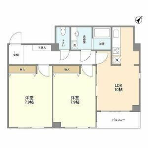 東京都世田谷区野沢２丁目 駒沢大学駅 2LDK マンション 賃貸物件詳細