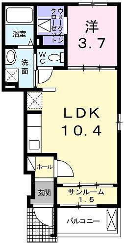兵庫県姫路市町坪 英賀保駅 1LDK アパート 賃貸物件詳細
