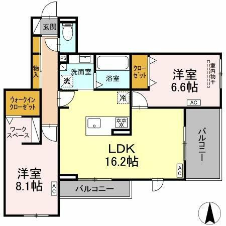 愛知県豊橋市西岩田１丁目 賃貸アパート