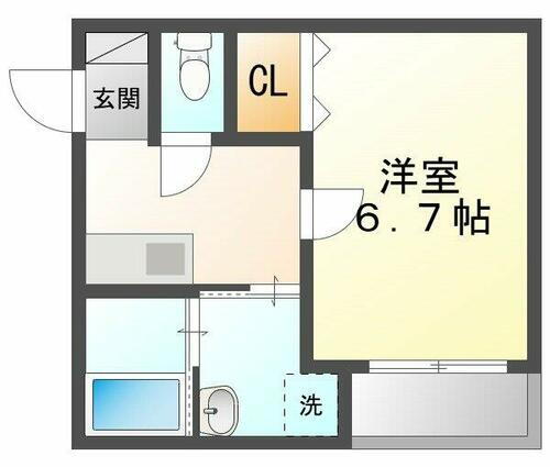 岡山県岡山市北区島田本町１丁目 賃貸アパート