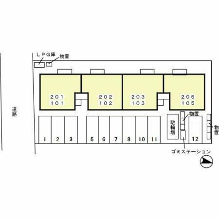 グランディールM 羽後牛島駅 2LDK 賃貸(賃貸マンション・アパート)