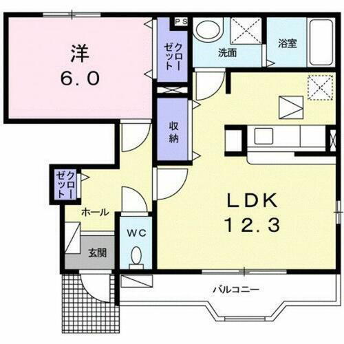広島県福山市能島３丁目 大門駅 1LDK アパート 賃貸物件詳細