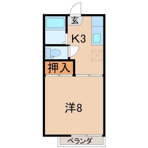 福島県福島市森合字南戸ノ内 美術館図書館前駅 1K アパート 賃貸物件詳細