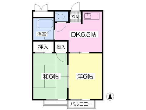 ハイグレード寿Ⅰ 1階 2DK 賃貸物件詳細