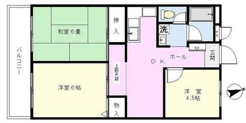 神奈川県横浜市鶴見区東寺尾１丁目 菊名駅 3DK マンション 賃貸物件詳細
