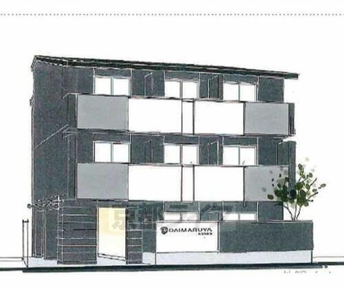 京都府京都市中京区西ノ京北壺井町  3階建