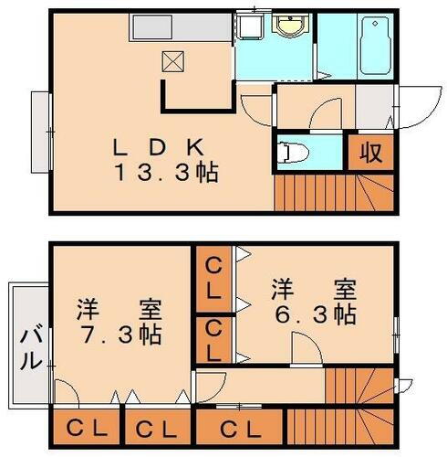 福岡県福岡市早良区高取２丁目 賃貸アパート