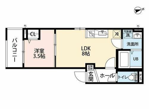 兵庫県尼崎市中在家町３丁目 尼崎駅 1LDK アパート 賃貸物件詳細