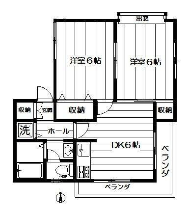 東京都杉並区下井草１丁目 阿佐ケ谷駅 2DK マンション 賃貸物件詳細