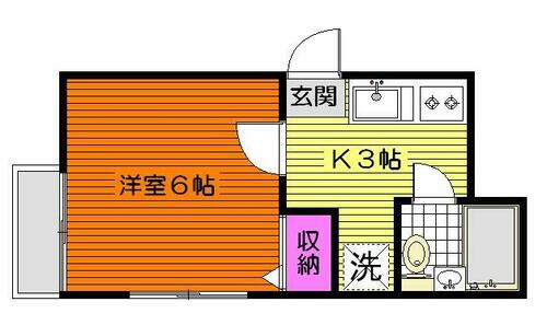東京都小金井市本町５丁目 武蔵小金井駅 1K アパート 賃貸物件詳細