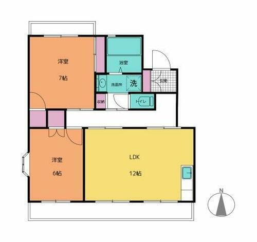神奈川県茅ヶ崎市高田２丁目 茅ケ崎駅 2LDK マンション 賃貸物件詳細