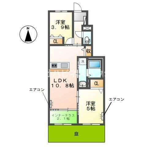 千葉県流山市駒木 豊四季駅 2LDK アパート 賃貸物件詳細