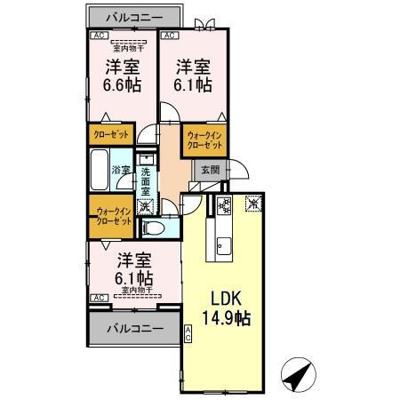 静岡県静岡市駿河区谷田 賃貸アパート