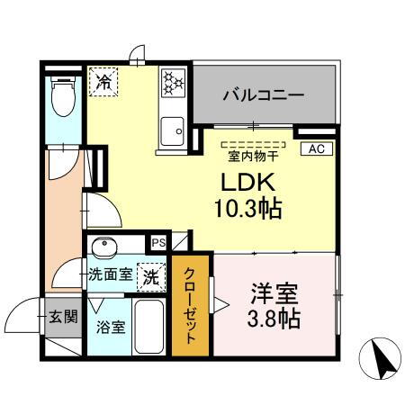 静岡県静岡市清水区中之郷 賃貸アパート
