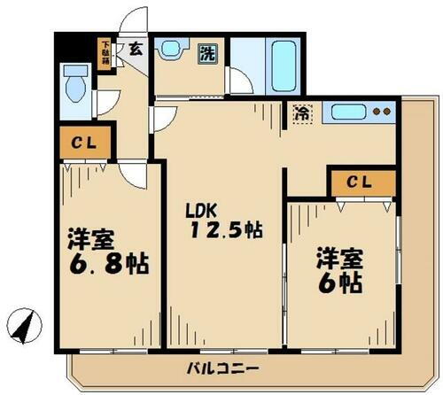東京都日野市大字新井 高幡不動駅 2LDK マンション 賃貸物件詳細