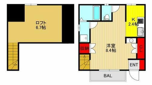 埼玉県川口市芝高木２丁目 蕨駅 1K アパート 賃貸物件詳細