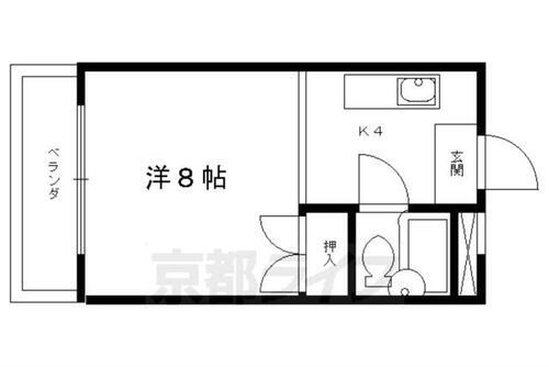京都府京都市右京区太秦御所ノ内町 太秦駅 1K マンション 賃貸物件詳細