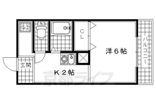 京都府宇治市莵道 三室戸駅 1K マンション 賃貸物件詳細