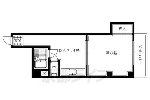京都府京都市上京区西無車小路町 今出川駅 1DK マンション 賃貸物件詳細
