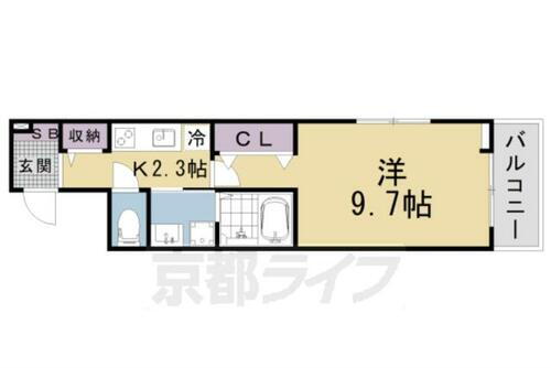 滋賀県大津市大萱５丁目 瀬田駅 1K アパート 賃貸物件詳細