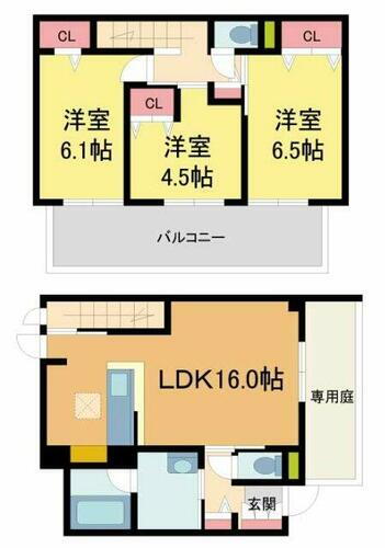 兵庫県神戸市東灘区住吉山手３丁目 賃貸アパート