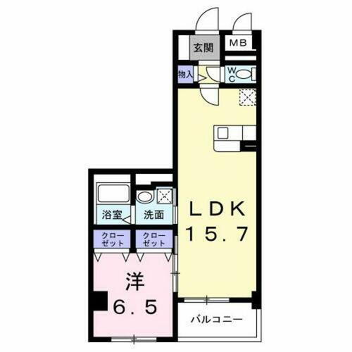メゾン・ルフレ 3階 1LDK 賃貸物件詳細