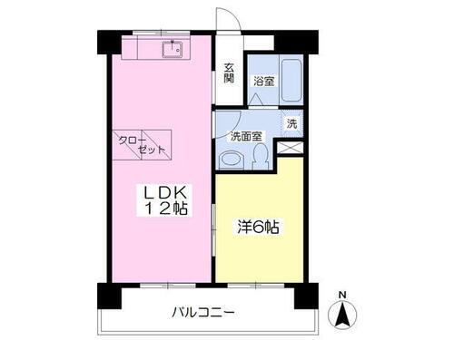 愛媛県松山市谷町 伊予和気駅 1LDK マンション 賃貸物件詳細