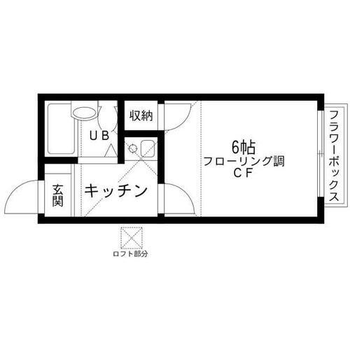 神奈川県大和市下鶴間 つきみ野駅 1K アパート 賃貸物件詳細
