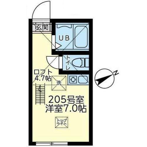 神奈川県横浜市神奈川区白幡東町 賃貸アパート