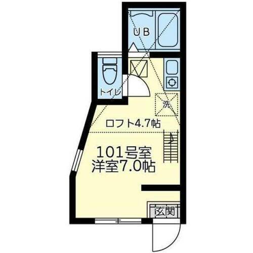 神奈川県横浜市神奈川区白幡東町 賃貸アパート