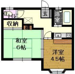 山形県米沢市万世町桑山 米沢駅 2K アパート 賃貸物件詳細