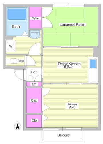 千葉県千葉市緑区誉田町１丁目 鎌取駅 2DK アパート 賃貸物件詳細