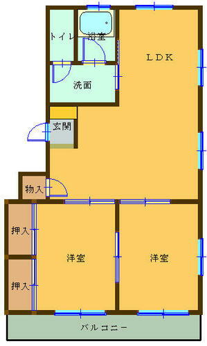 クリーンハイツ寿 1階 2LDK 賃貸物件詳細