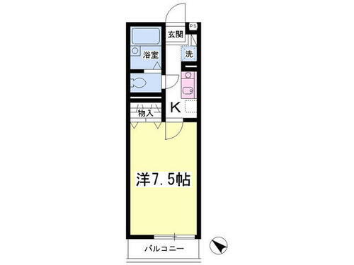 埼玉県富士見市ふじみ野東１丁目 ふじみ野駅 1K アパート 賃貸物件詳細