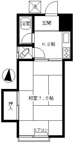 東京都中野区新井３丁目 中野駅 1K アパート 賃貸物件詳細