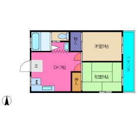 木村マンション 4階 2DK 賃貸物件詳細