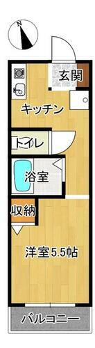 東京都府中市西府町４丁目 谷保駅 1K アパート 賃貸物件詳細