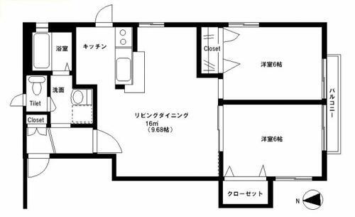 神奈川県横浜市戸塚区鳥が丘 踊場駅 2LDK アパート 賃貸物件詳細