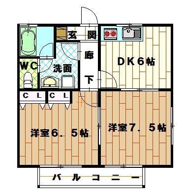 埼玉県川越市大字的場 霞ヶ関駅 2DK アパート 賃貸物件詳細