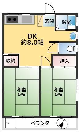 東京都足立区青井１丁目 五反野駅 2DK マンション 賃貸物件詳細