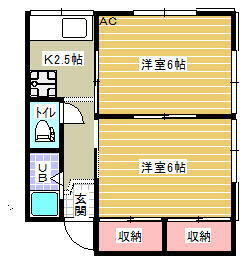 神奈川県横須賀市上町３丁目 横須賀中央駅 2K アパート 賃貸物件詳細