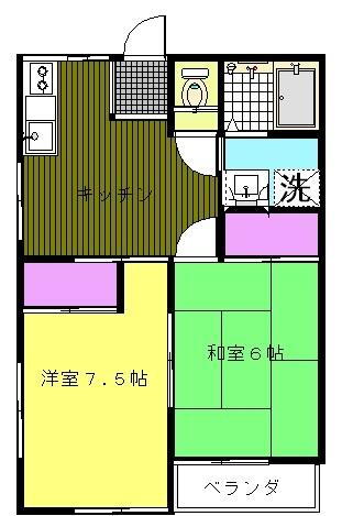 宮城県大崎市三本木字大谷 古川駅 2K アパート 賃貸物件詳細