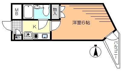 神奈川県相模原市緑区橋本７丁目 橋本駅 1K マンション 賃貸物件詳細